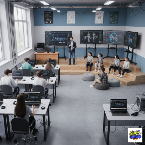 Laboratorio di Elettronica e Simulazione Impianti elettrici in Realtà virtuale - Configurazione Intermedia